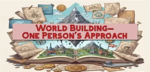 an open book with 3D mountains surrounded by charts and maps